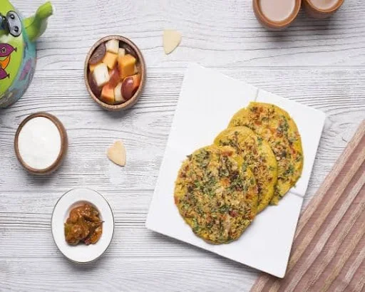 Veggie Oats Chilla [Serves 1]