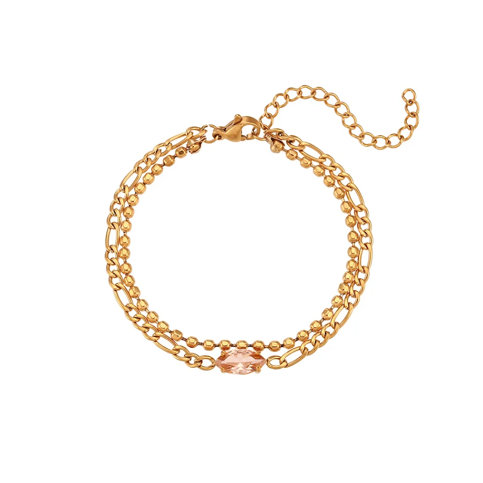 Elegante pulsera de cuentas de doble capa, diseño simple, ideal para uso diario. Un accesorio de moda sutil y versátil para cualquier ocasión.
