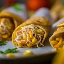 Corn Bhuna Roll