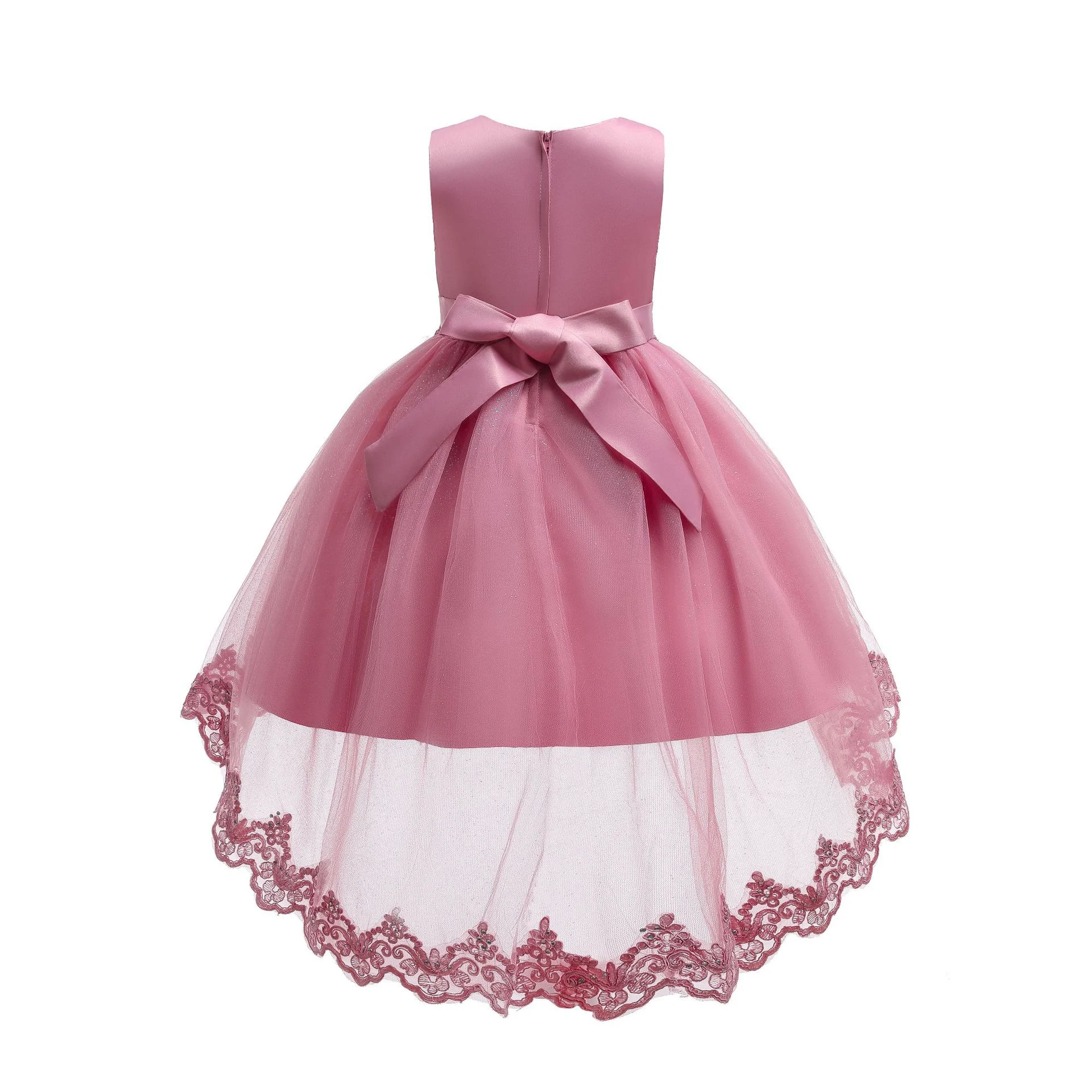 Title 11, Dečija moda Puffy Yarn Princeza Haljina sa šlep...