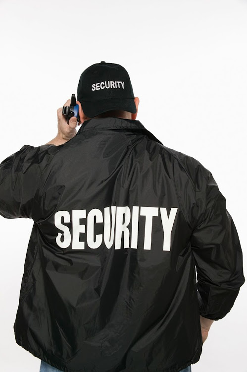 Generic image of a security guard.