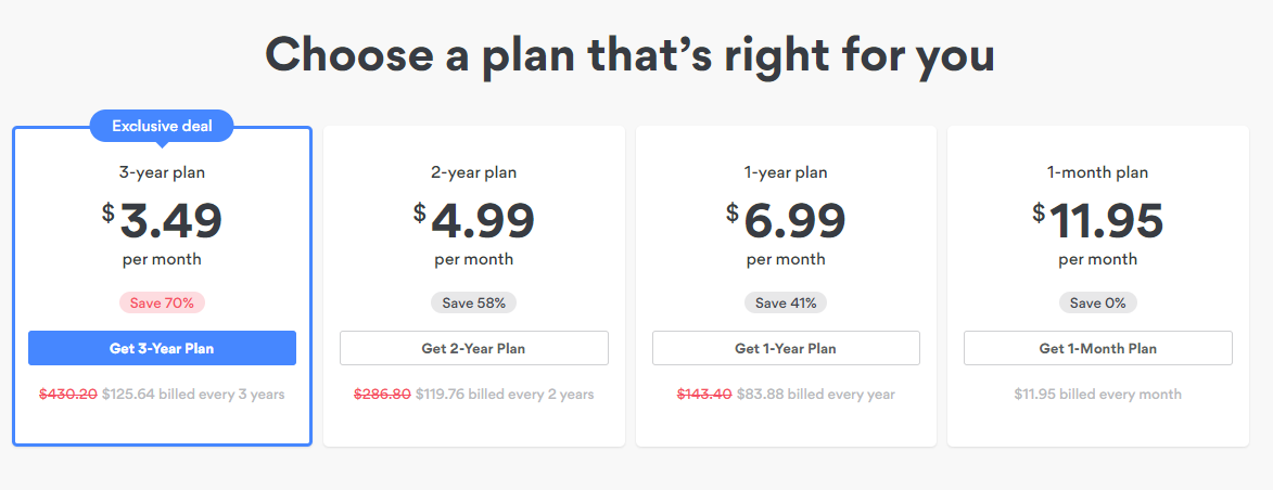 nord vpn plan