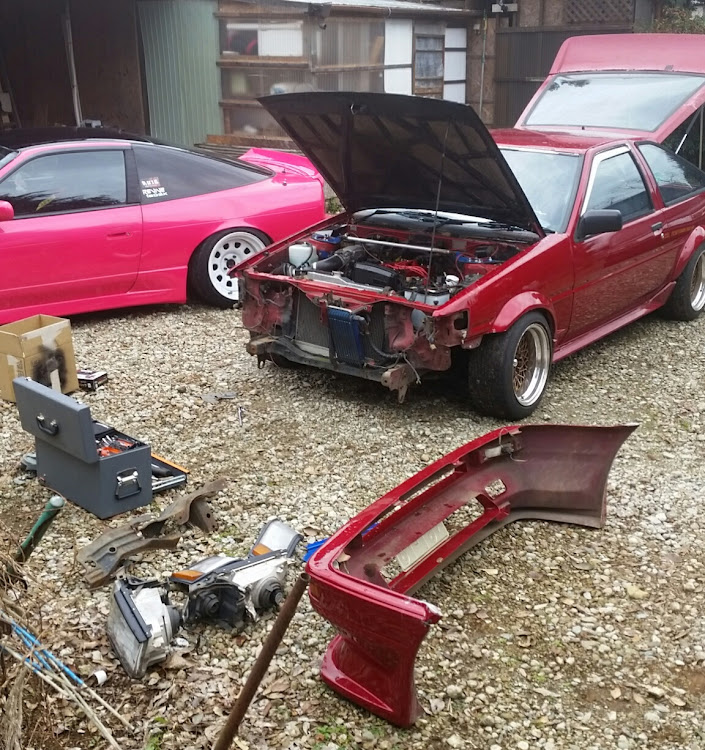 カローラレビンのAE86・86・カローラ・塗装・DIYに関するカスタム事例の投稿画像2枚目