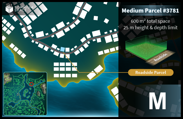 Medium #3781 (M) parcel in Somnium Space