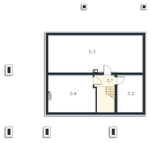 Carrara V DCP332d - Rzut piwnicy