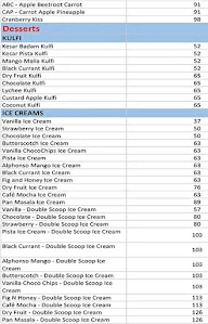 Lassi Corner menu 4