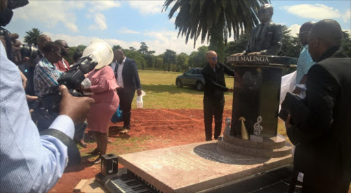 Robbie Malinga's re-done tombstone Picture: via Twitter