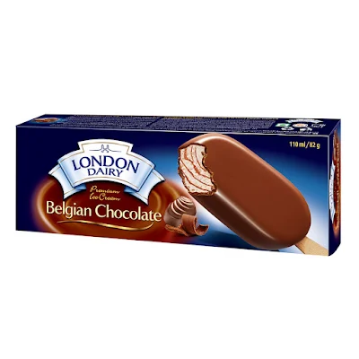 London Dairy Belgian Chocolate Ice Cream Stick - 110 ml