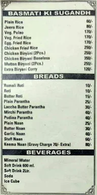 Sagar's Bar-Be-Que menu 6