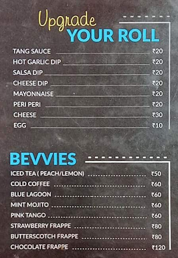 Rolls Mania menu 