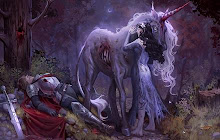 Unicorn and princess killed knight small promo image