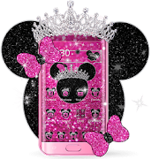 Minny Glitter Queen Theme  Icon