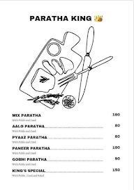 Paratha King menu 1