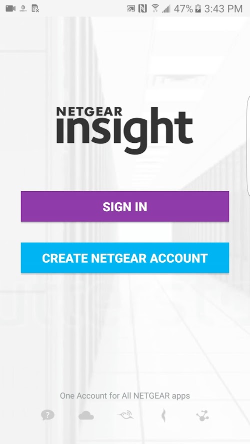 Android application NETGEAR Insight screenshort