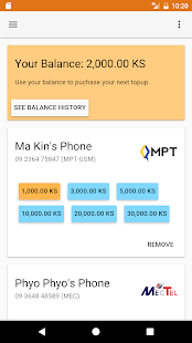 My Prepaid Topup (M-Topup) - náhled