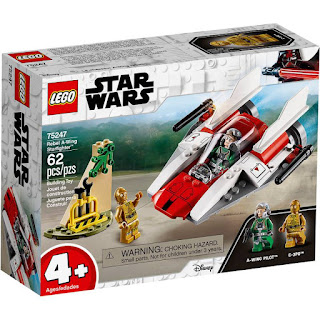 Конструктор Star Wars 75247 Звёздный истребитель типа А LEGO за 999 руб.