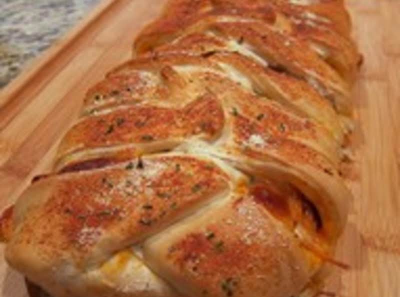 Baked Spaghetti Bread