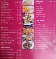 Indu Chinese Food menu 2