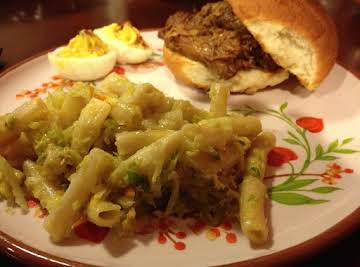 Fried Cabbage Pasta