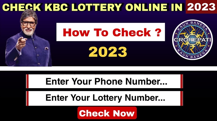 KBC Lottery Check Online 2023