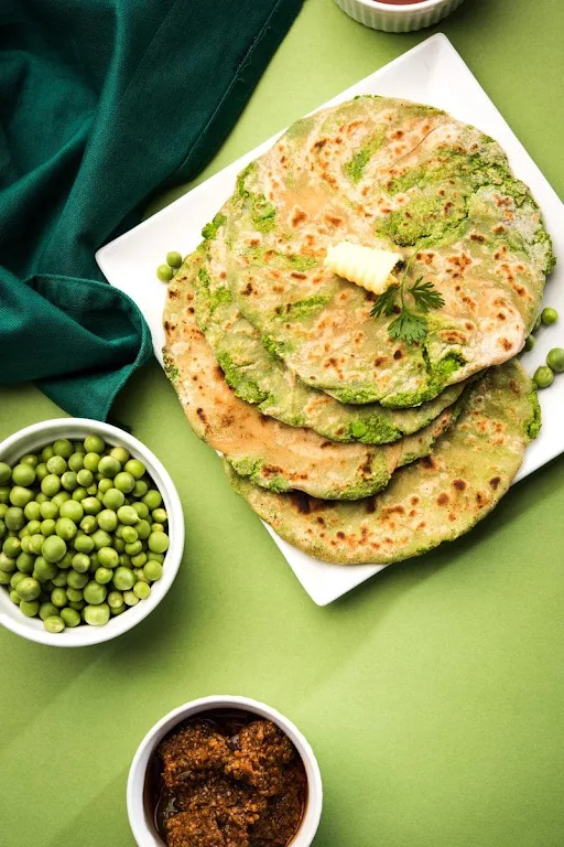 Green Peas Paratha