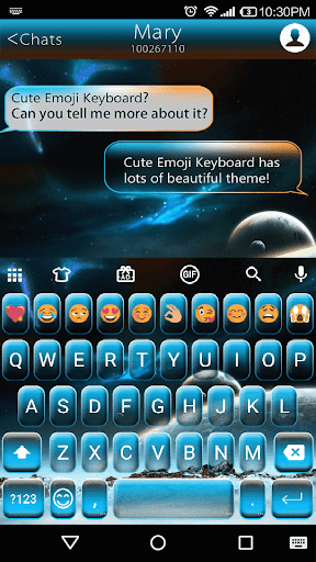 Galaxy Photo Emoji Keyboard