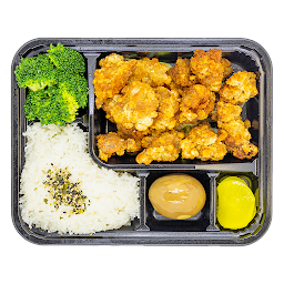 Popcorn Chicken with Rice 盐酥鸡饭