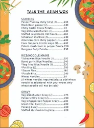 Talk The Asian Wok menu 1