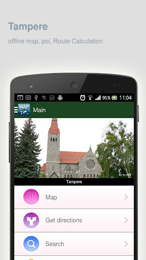 Tampere Map offline