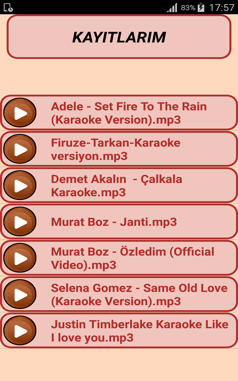 Karaoke Şarkı Partisi Screen 3