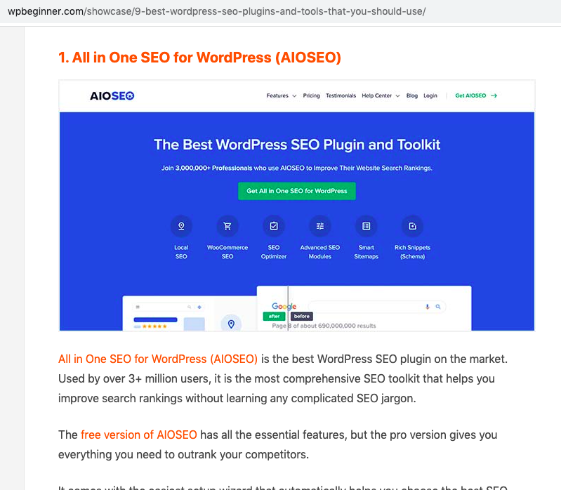 Best wordpress plugins blog post on WPBeginner