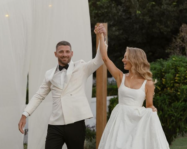 Willie and Holly le Roux tied the knot.