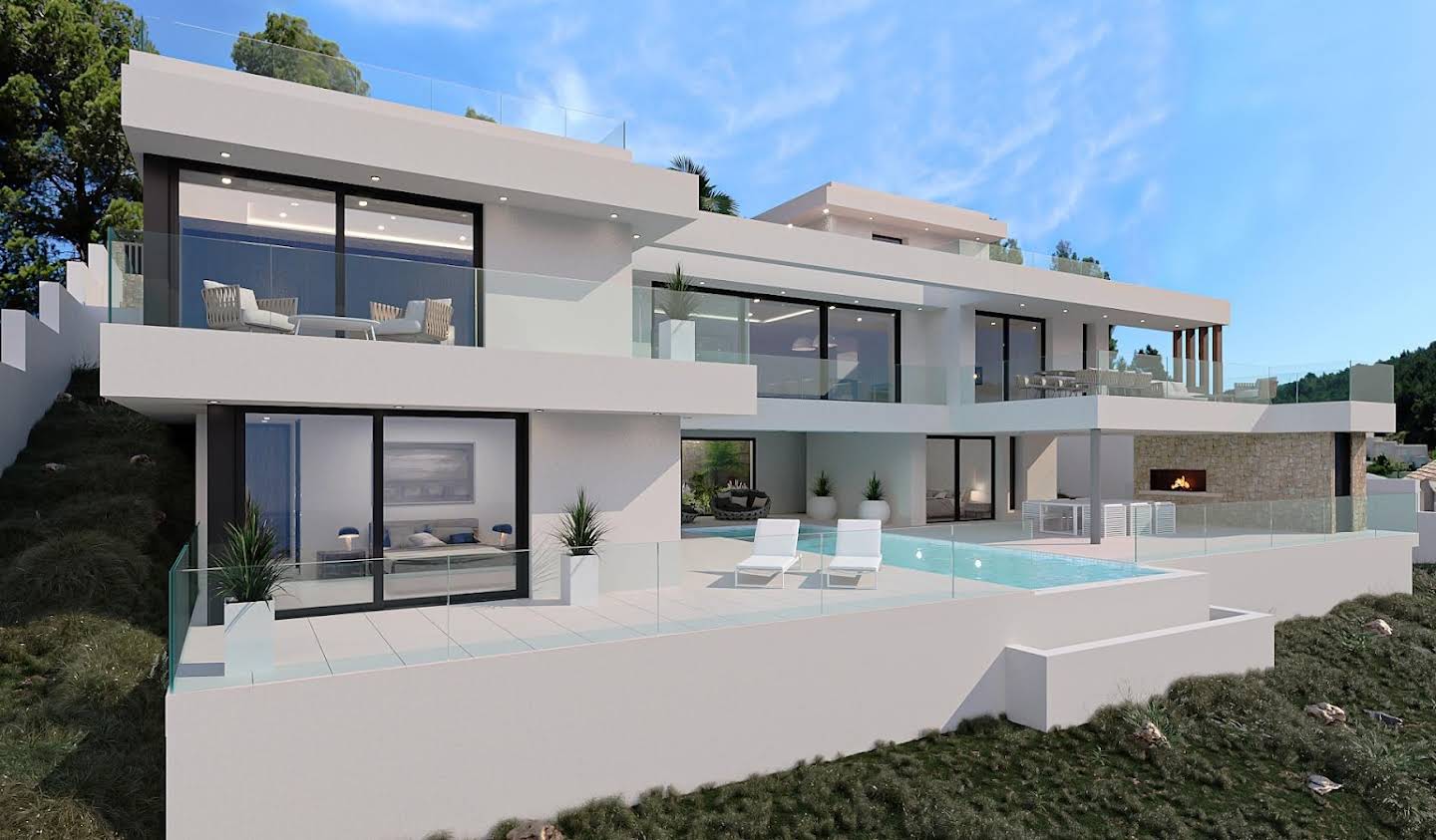 Villa avec piscine et terrasse Calp