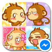 Crazy Monkey for Messenger  Icon