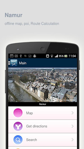 Namur Map offline