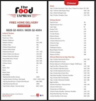 The Food Express menu 1