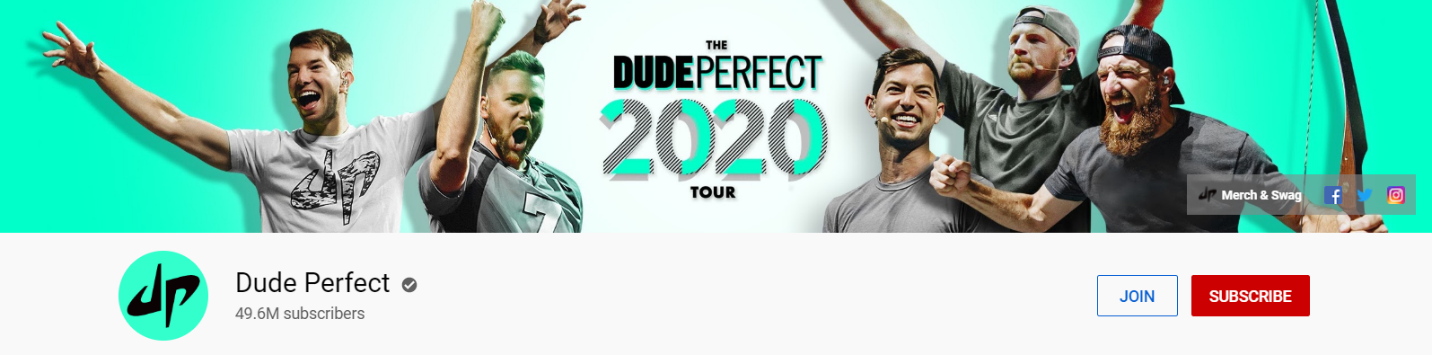 Dude Perfect YouTube channel