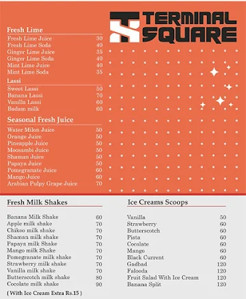 Terminal Square menu 