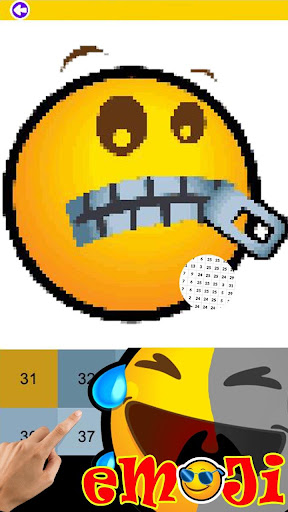 Emoji Puzzle Color By Number - PixelArt Coloring