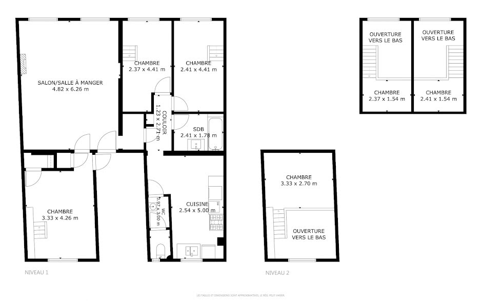 Vente duplex 4 pièces 100 m² à Paris 2ème (75002), 1 140 000 €