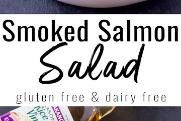 Smoked Salmon Salad with Garlic Rice Vinegar Dressing
