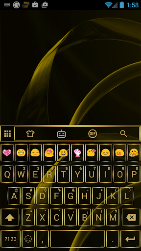 Gate Gold Emoji Keyboard