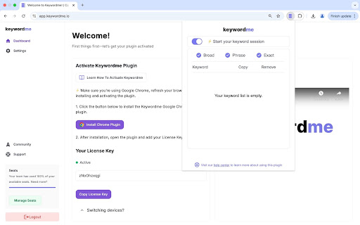 Keywordme | The Ultimate Google Ads Keyword Tool Preview 4