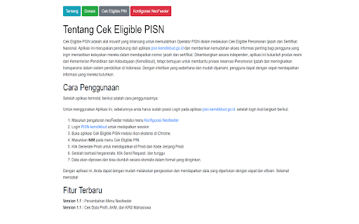 PISN Cek Eligible