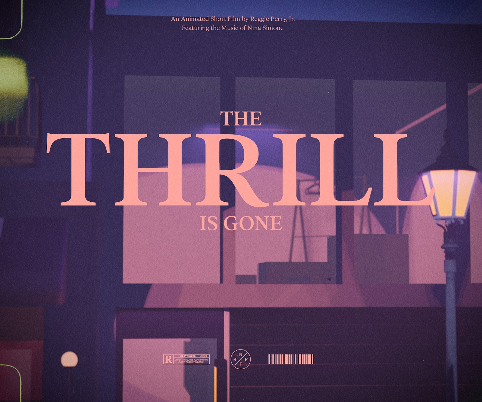 Illustration still from the 3D and motion design project The Thrill is Gone