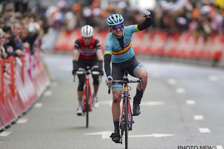 Van Avermaet lijkt hersteld na Strade en eindigt op podium in Italië, achter twee Astana-renners