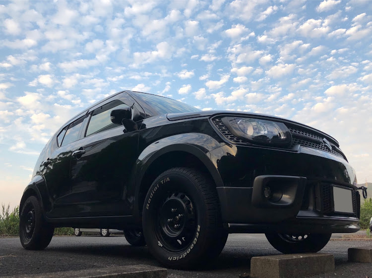 イグニスの鉄チン・ちょい上げ・BF Goodrich radialT/A・コンパクトSUV・スマホ撮影に関するカスタム事例の投稿画像1枚目