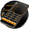 Dialer Theme G Black Orange icon