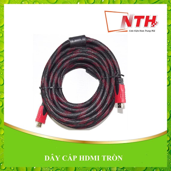 [Mã Elhace Giảm 4% Đơn 300K] Dây Cáp Hdmi Tròn 1.5M / 3M / 5M/ 10M