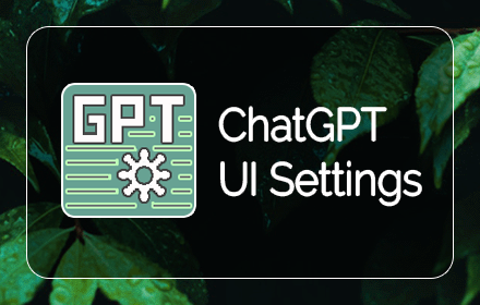 ChatGPT UI Settings small promo image